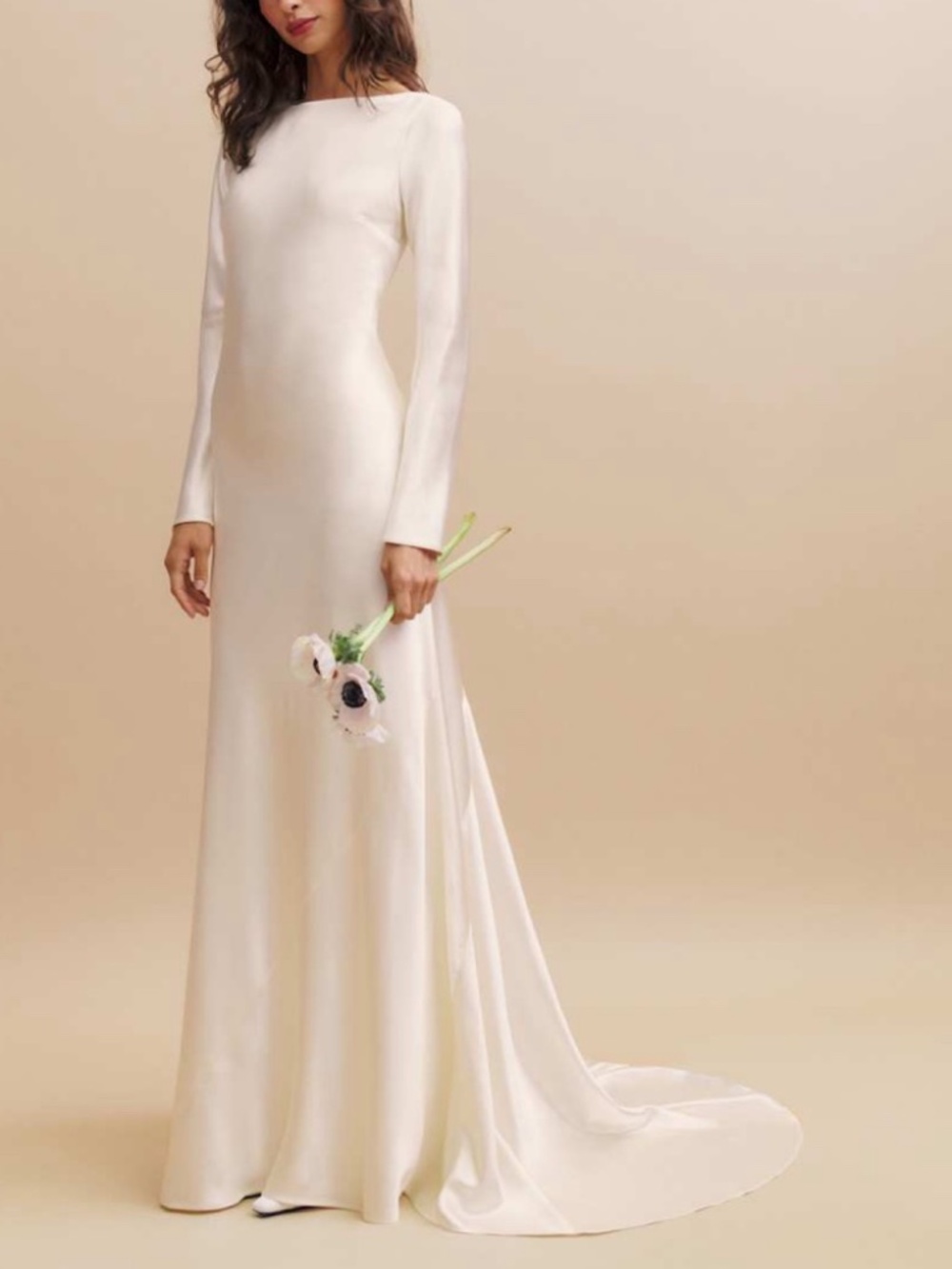 Reformation ADWEN White Ivory Silk Wedding Dress Gown Bridal With Tags Size 10